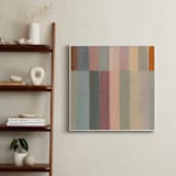 "Piano Bars I" - Art Print in Mauve by Lindsay Megahed - In a Room