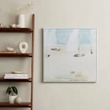 "Ahoy" - Art Print in Salt Water Blue by Mande Calhoun - In a Room