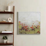 "Cosmos Garden" - Art Print in Leaf Green by Lorent and Leif - In a Room