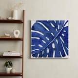 "Azul II" - Art Print in White by Luz Alliati - In a Room