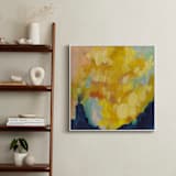 "Goldenrod" - Art Print in White by Holly Whitcomb - In a Room