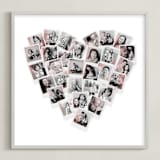 "Filter Heart Snapshot Mix® Photo Art" - Framed Photo in Blush by Minted - Framed