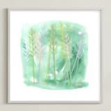 "Botanical Grasses" - Art Print in Mint by Hettie Roberts - Framed