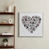 "Filter Heart Snapshot Mix® Photo Art" - Framed Photo in Blush by Minted - In a Room