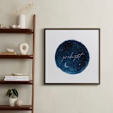 "Constellations" - Art Print in indigo by Krissy Bengtson - In a Room