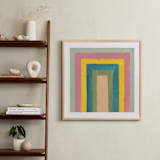"Rainbow Twist" - Art Print in Sky by Lindsay Megahed - In a Room