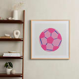 "Electric Sports 2" - Art Print in Cobalt by Carrie Moradi - In a Room