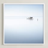 "sea dreams" - Art Print in Blue by Maggy Morrissey - Framed