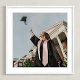 "The Big Picture: Graduation Framed Photo" - Framed Photo in White by Minted - Framed