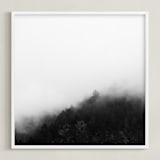 "Mystify" - Art Print in Black and White by Jessica C Nugent - Framed