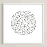 "Little Prince" - Art Print in Black by Dean Street - Framed