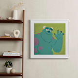 "Sulley & Mike I" - Art Print in Monster Green by Kiersten Garner - In a Room