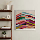 "Strata I" - Art Print in Cream by melanie mikecz - In a Room