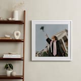 "The Big Picture: Graduation Framed Photo" - Framed Photo in White by Minted - In a Room