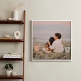 "The Big Picture: Square Framed Photo" - Framed Photo in White by Minted - In a Room