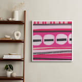 "Poppy Pinks" - Art Print in Poppy Pink by Melanie Biehle - In a Room