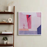 "Sunset at the Beach" - Art Print in Lilac Pink by cassie adams - In a Room