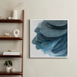 "Sky Pebbles 5" - Art Print in Sea blue by Jenny Phillips - In a Room