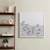 "drift" - Art Print in white by Naomi Ernest - In a Room
