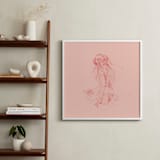 "vaporeux deux" - Art Print in blush by Ramnik Velji - In a Room