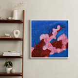 "Cotton Candy Branch" - Art Print in Cotton Candy by kitbee - In a Room