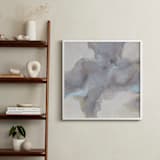 "Cloud View" - Art Print in Taupes, Greys and Blues by Owen Design Studio - In a Room