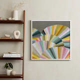 "Fan Out" - Art Print in White by melanie mikecz - In a Room