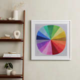 "Color Wheel" - Art Print in Light Grey by melanie mikecz - In a Room