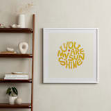"Forever Sunshine" - Art Print in Sunflower by Carrie ONeal - In a Room