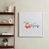 "Car Art" - Art Print in Apple by Jan Dolby - In a Room