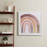 "Magical Rainbow" - Art Print in Pink by Kathy Par - In a Room