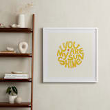"Forever Sunshine" - Art Print in Sunflower by Carrie ONeal - In a Room
