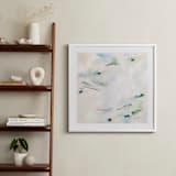 "Easy Peasy Lemon Squeezy" - Art Print in Smoky Blue by Michelle Boyd - In a Room