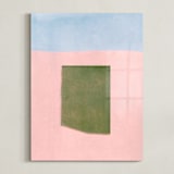 "Playground II" - Art Print in Blush by Kamala Nahas - Modern Frameless