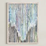 "Waimea Canyon" - Art Print in Water by Heidi Lowell - Framed