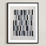"tonality III" - Art Print in Slate by Sara Hicks Malone - Framed