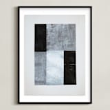 "tonality IV" - Art Print in Slate by Sara Hicks Malone - Framed