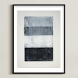 "tonality II" - Art Print in Slate by Sara Hicks Malone - Framed