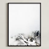 "Shroud" - Art Print in Fog by Heather Deffense - Framed