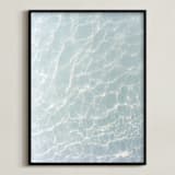 "Wave Patterns" - Art Print in Tide by Tommy Kwak - Framed