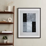 "tonality IV" - Art Print in Slate by Sara Hicks Malone - In a Room