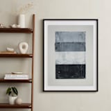 "tonality II" - Art Print in Slate by Sara Hicks Malone - In a Room