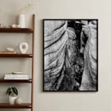 "Rock Formations 1" - Art Print in Black & White by Monica Cheng - In a Room