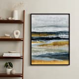 "Golden Coast II" - Art Print in Marigold by Lara Eckerman - In a Room