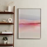 "Sailors Delight" - Art Print in Pink Skies by Karen Kardatzke - In a Room