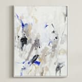 "In France II" - Art Print in creme by Svitlana Martynjuk - Framed Canvas