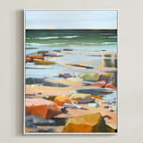 "Step Up / Step Out II" - Art Print in Multi by Jess Franks - Framed Canvas