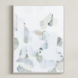 "Fragment" - Art Print in Moss by Ashleigh Ninos - Framed Canvas