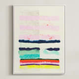 "Be The Dreamer" - Art Print in COTTON CANDY by HAPI ART - Framed Canvas