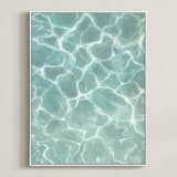 "Poolside" - Art Print in Poolside by Laura Browning - Framed Canvas